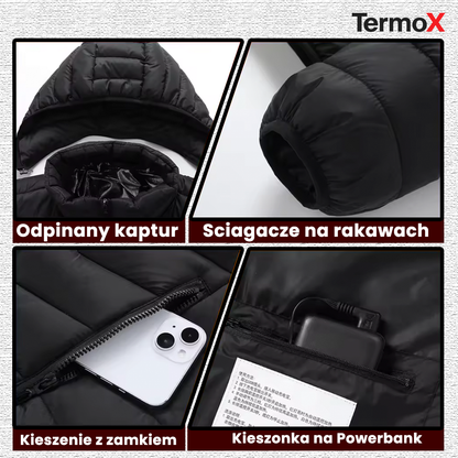 TermoX™  Kurtka z Ogrzewaniem na USB